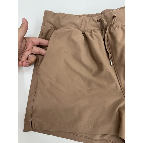 Old Navy Womens Shorts Size Large Brown Active Powersoft High Rise Go Dry - Picture 2 of 10